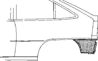 VAN WEZEL 3730133 -  Боковина